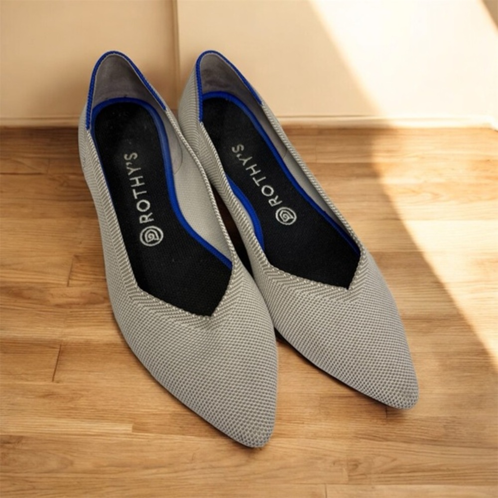 Rothy's Taupe Pointy Toe Women's Shoes size 10